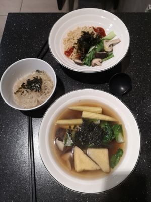 One dry and one soup for 195$ at Xiǎng Shū ZhíRén 饗蔬職人- VegesM - North District - Maybe closed in Taichung