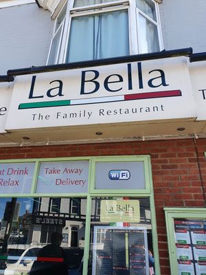 Exterior. at La Bella in Cleethorpes