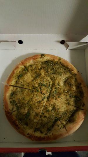 Vegan Pesto Garlic Bread at La Bella in Cleethorpes