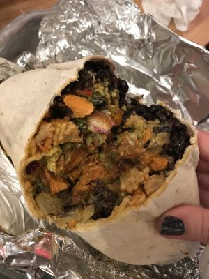 Vegan burrito  at Chidoz in Eindhoven