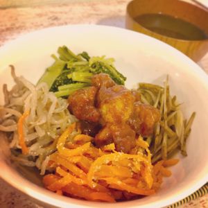 bibimbap at Grains in Nagoya