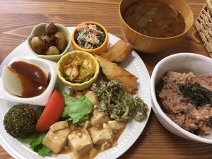 Lunch set at Grains in Nagoya