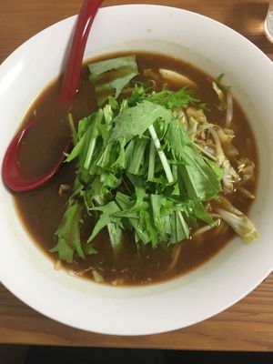 Miso-based ramen at Grains in Nagoya