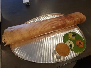 Masala Dosa at Saravana Bhavan - Arya Bhaven in London