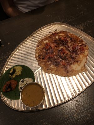 Tomato & onion uttapam at Saravana Bhavan - Arya Bhaven in London