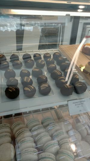 Vegan buckeyes! They are to die for!  at The Sweet Praxis in Syracuse