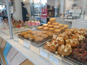 donuts and cookies at The Sweet Praxis in Syracuse