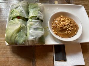 Veggie summer rolls 💚  at Pho in Liverpool