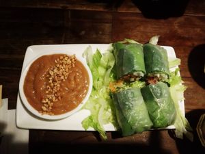Goi Cuon with Peanut sauce at Pho in Liverpool