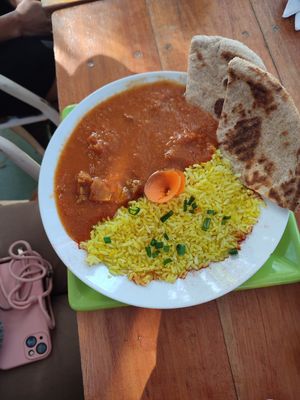 Tikka masala at Bambu in San Marcos Sierras