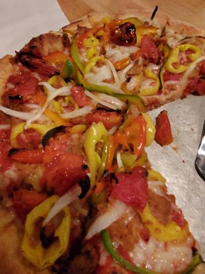  at Tomato Bar Pizza Bakery in Valparaiso