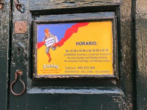 Opening hours at Enriclai in La Palma