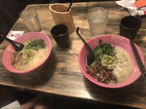 Their creamy vegan ramen hits the spot after a day in the cold rain at Ohyama Ramen in Whistler