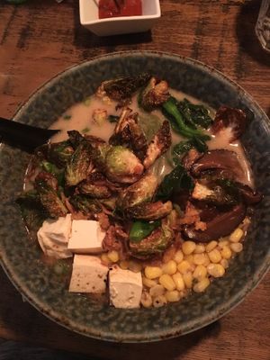 Vegan ramen!  at Ohyama Ramen in Whistler