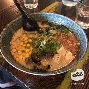 Creamy vegan ramen  at Ohyama Ramen in Whistler