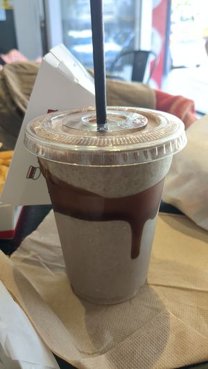 Oreo milkshake at Lord of the Fries in Glenelg