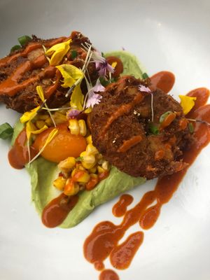 Crab cakes  at Max Well in New Orleans