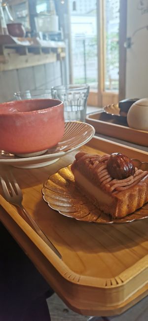 Mont Blanc Cake at Onwa in Nara