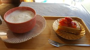 Beverages are hand-whipped at Onwa in Nara