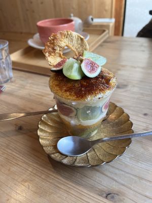 Creme Brûlée Parfait   at Onwa in Nara