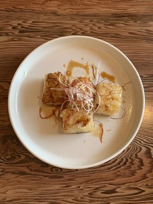 Turnip cake—a special that day    at Onwa in Nara