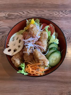 Karage bowl  at Onwa in Nara