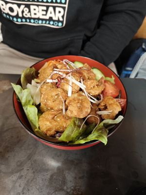 Shojin karaage bowl at Onwa in Nara