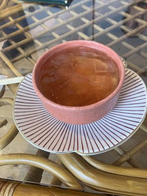 cold tea   at Onwa in Nara