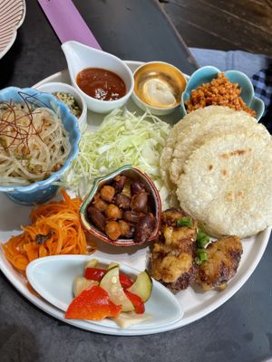Taco lunch set  at Onwa in Nara