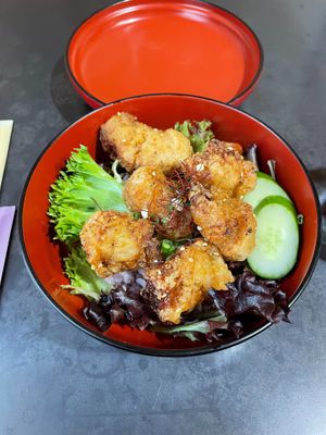 Karaage bowl at Onwa in Nara