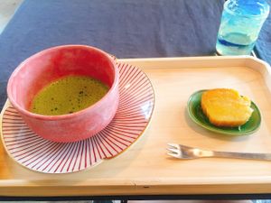 Matcha and sweets  at Onwa in Nara