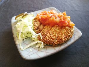 Something similar to a small tonkatsu at Onwa in Nara