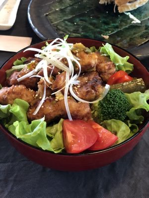 Karrage bowl at Onwa in Nara