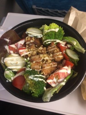 Take away box of yummy food at Onwa in Nara