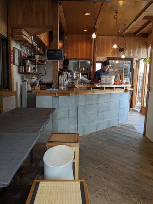 Inside at Onwa in Nara