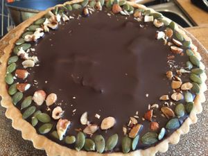 vegan チョコタルト at Onwa in Nara