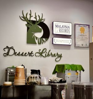 Counter  at Dessert Library in Johor Bahru