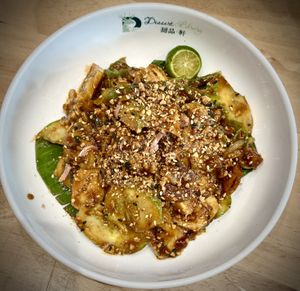 Homemade Assorted Vegetables and Fruits Rojak  at Dessert Library in Johor Bahru