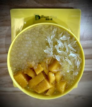 Mango with Pomelo and Sago  at Dessert Library in Johor Bahru