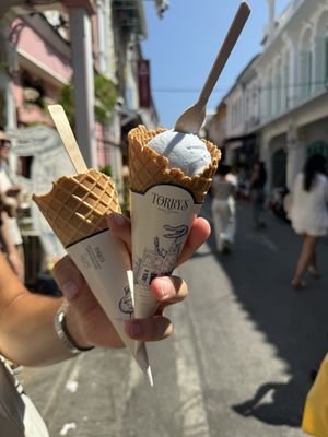   at Torry's Ice Cream in Phuket