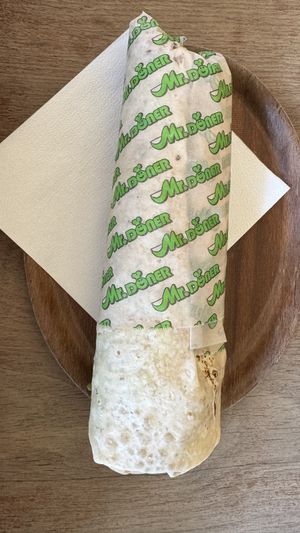 Yufka Dürüm mit Seitan und Grillgemüse  at Mr. Döner in Freiburg