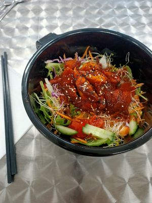 Buddha bowl at Tea Shrine in Alice Springs