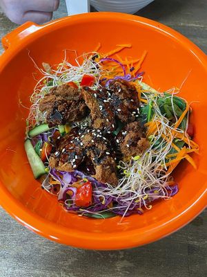 Buddha bowl at Tea Shrine in Alice Springs