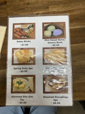 The steamed dim sims were lovely  at Tea Shrine in Alice Springs