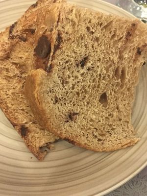 Chocolate panettone at Sesamo Nero in Pescara