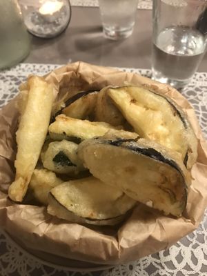 Tempura  at Sesamo Nero in Pescara