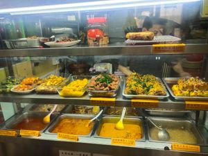 Variety of dishes at Yuan Yuan 圓緣素食 - Chinatown in Central Singapore