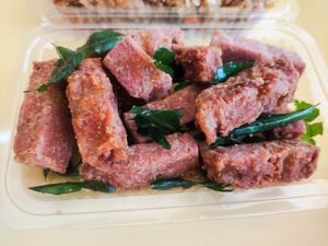 Mock meat at Yuan Yuan 圓緣素食 - Chinatown in Central Singapore