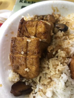 Fried Thai tofu  at Yuan Yuan 圓緣素食 - Chinatown in Central Singapore
