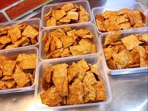 Vegetarian Crispy Soya @ $3 each. Can preorder now! at Yuan Yuan 圓緣素食 - Chinatown in Central Singapore
